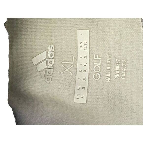 Adidas Mens Gray 1/4 Zip Long Sleeve Golf Textured Pullover Sweatshirt Size XL - Picture 3 of 7